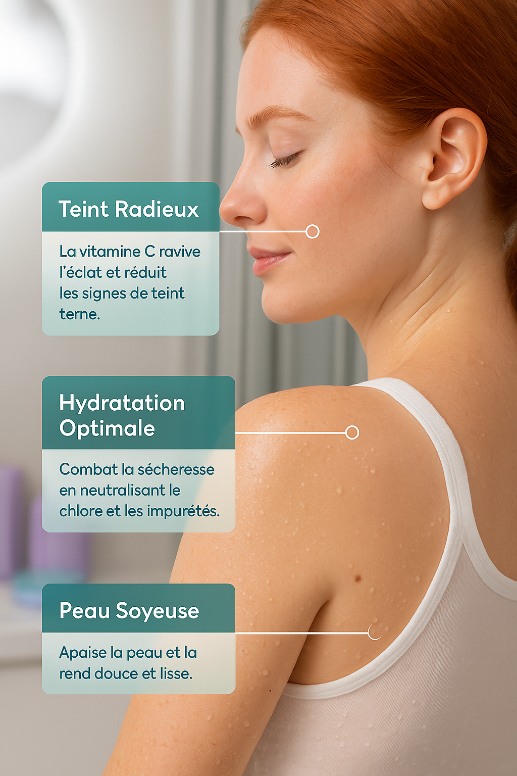 BLUENYA PUREVIA - Pommeau de Douche à double filtration et vitamine C